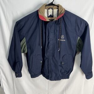 VTG 80's Winner Mate Sportswear Men's Jacket Coat Mercedes Logo Size Large